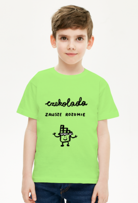 Czekolada rozumie! - koszulka dziecięca