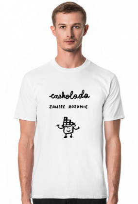Czekolada rozumie! - koszulka męska