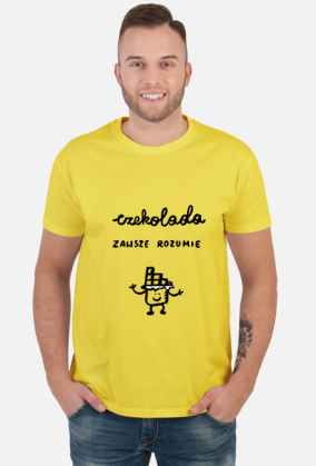 Czekolada rozumie! - koszulka męska