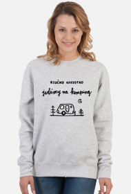 Jedźmy na kemping! - bluza damska