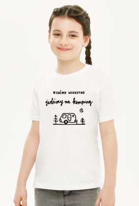 Jedźmy na kemping! - koszulka dziecięca