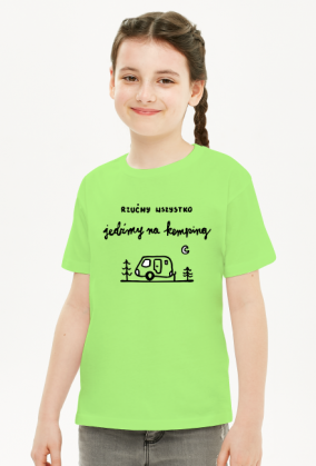 Jedźmy na kemping! - koszulka dziecięca