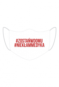 Maska #niekłammedyka #zostanwdomu