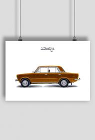 Plakat A1 - 1967 FSO FIAT 125P
