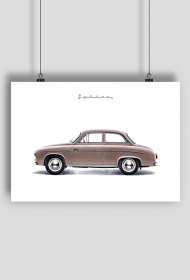 Plakat A1 - 1966 FSO SYRENA 104