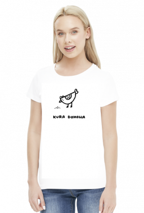 Kura domowa - koszulka damska