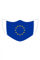 Maseczka flaga Unii Europejskiej wirus