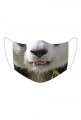 panda z zębami maseczka