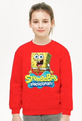 BLUZA DLA DZIEWCZYNKI '' SPONGEBOB KANCIASTOPORTY''