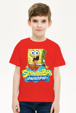 T-SHIRT DLA CHŁOPCA '' SPPONGEBOB KANCIASTOPORTY'' HIT!