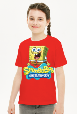 T-shirt dla dziewczynki ''SPONGEBOB KANCIASTOPORTY'' HIT!