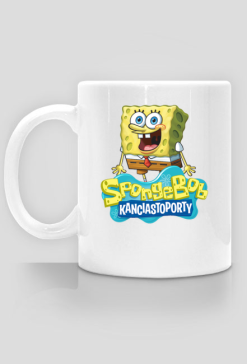KUBEK Z GRAFIKĄ '' SPONGEBOB KANCIASTOPORTY'' IDEALNY NA PREZENT!