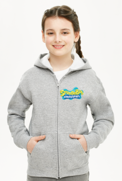 ROZPINANA BLUZA Z KAPTUREM DLA DZIEWCZYNKI! ''SPONGEBOB KANCIASTOPORTY'' HIT SUPER PREZENT NA KAŻDĄ OKAZJĘ!