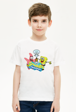 T-SHIRT DLA CHŁOPCA '' SPONGEBOB KANCIASTOPORTY'' SUPER PREZENT!
