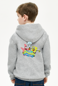 ROZPINANA BLUZA Z KAPTUREM DLA CHŁOPCA '' SPONGEBOB KANCIASTOPORTY'' HIT SUPER PREZENT!