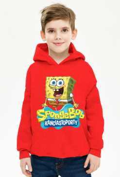 BLUZA Z KAPTUREM ''SPONGEBOB KANCIASTOPORTY'' HIT SUPER PREZENT NA KAŻDĄ OKAZJĘ!
