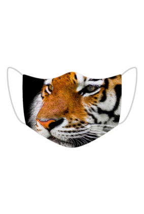 Kolorowa maseczka ochronna wielokrotnego uzytku Tiger
