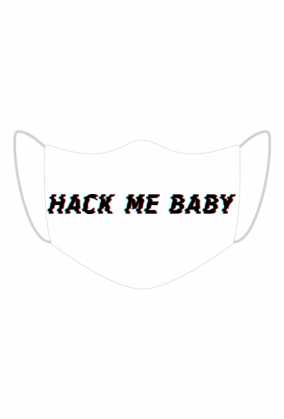 Maseczka kolorowa - hack me baby