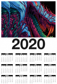 Kalendarz 2020 Hyper Beast