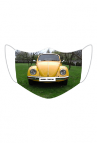Maska maseczka z samochodem