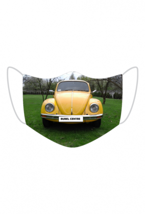 Maska maseczka z samochodem