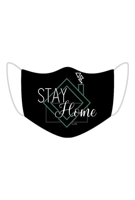 Stay home - maseczka ochronna