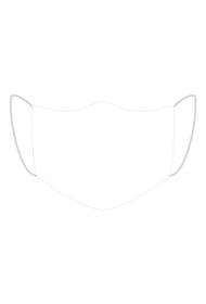 Maseczka Biała white Klasyczna