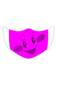 Maseczka Pink Smile Uśmiech
