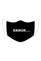 Maseczka Czarna Napis Error