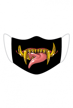 Maseczka kolorowa Potwór