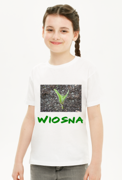 Bluzka t-shirt koszulka tulipan kwiatek wiosna