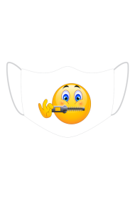 Maseczka Biała Emoji