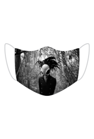Maseczka Valravn bird skull dark gothic
