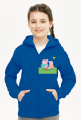 Dziecięca bluza z kapturem na zamek Świnka Peppa