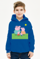Dziecięca lekka bluza z kapturem Świnka Peppa