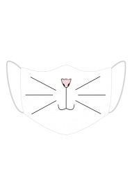 Maseczka kolorowa - kot