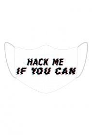 Maseczka kolorowa - hack me if you can