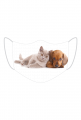 Maseczka Kot z Jamnikiem
