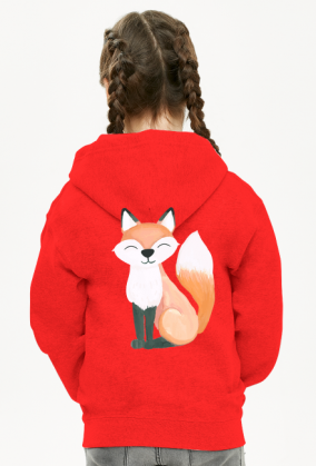 BLUZA Z KAPTUREM LISEK