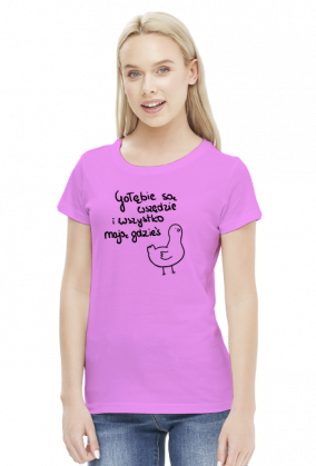 Gołębie - t-shirt damski
