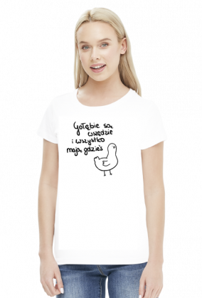 Gołębie - t-shirt damski