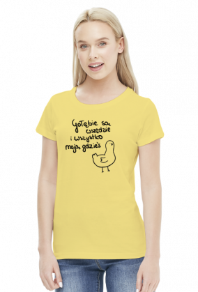 Gołębie - t-shirt damski