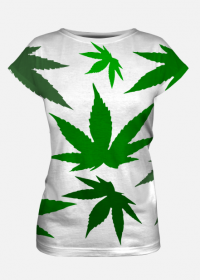 Koszulka damska fullprint - marijuana