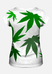 Koszulka damska fullprint - marijuana