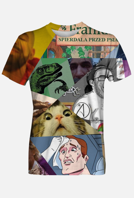 T-Shirt FullPrint Oazy Memów