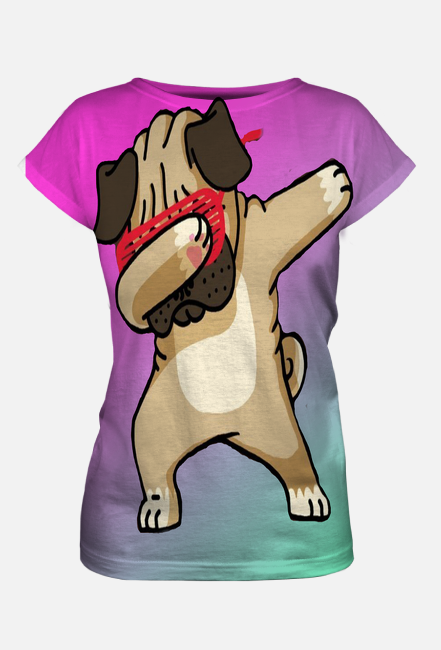 T-shirt Damski Pugg