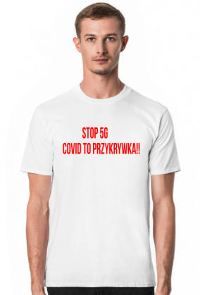 T-SHIRT STOP5G COVID TO PRZYKRYWKA