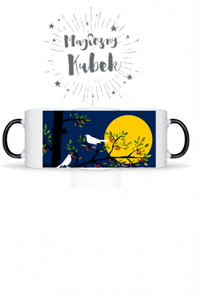 Magiczny kubek Ptaszki na jarzebinie