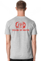 Koszulka COVID-19 - 'Cause of Death' dwustronna Red&Black