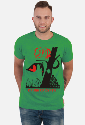 Koszulka COVID-19 - 'Cause of Death' dwustronna Red&Black